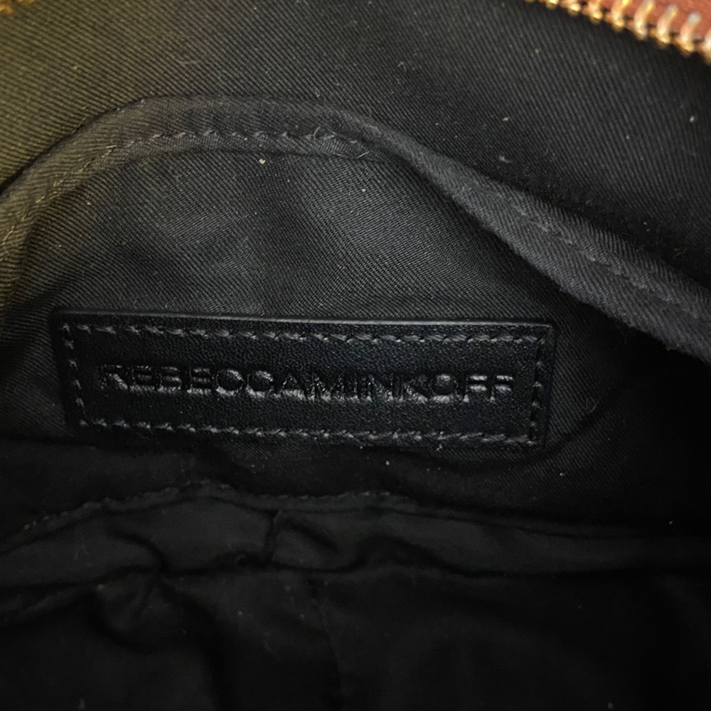 Rebecca Minkoff Regan Crossbody British Tan Leather Bag Purse - Picture 6 of 7